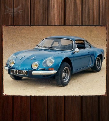 Металлическая табличка Renault Alpine A110